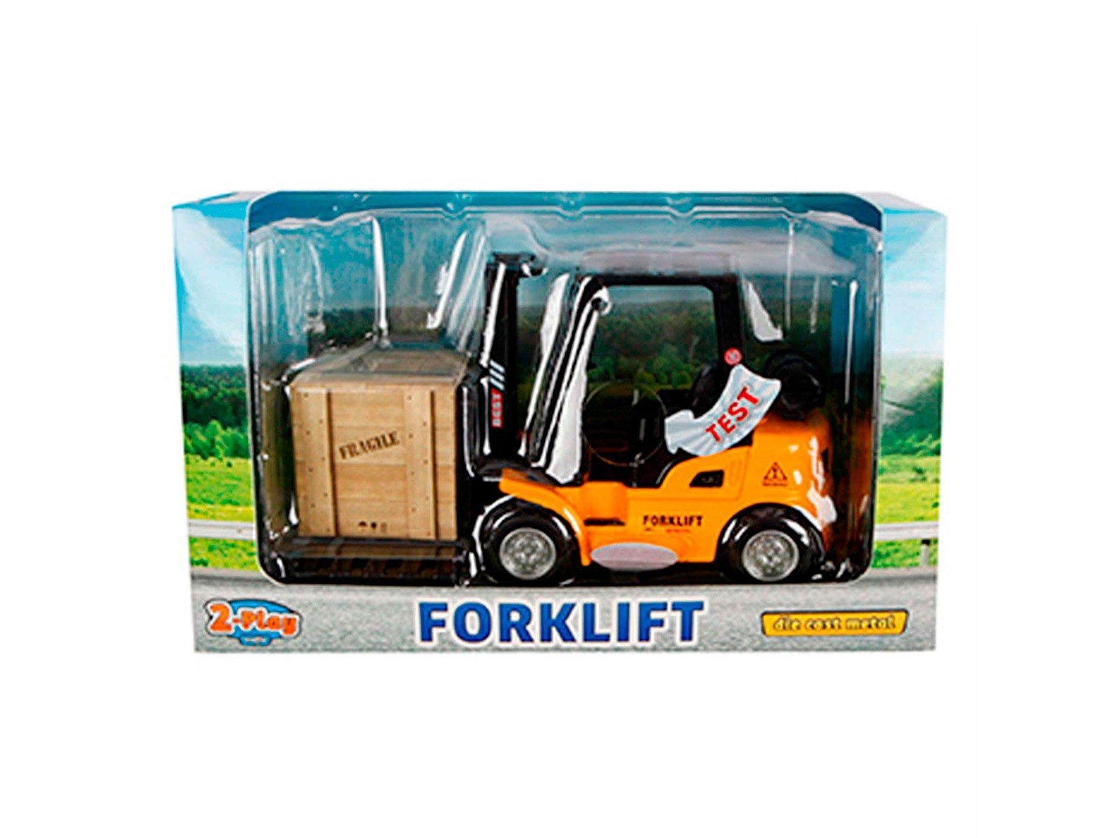 2-Play Traffic 2-Play Die-cast Forklift Truck with Light and Sound 14cm 2-Play Traffic 2-Play Die-cast Forklift Truck with Light and Sound 14cm